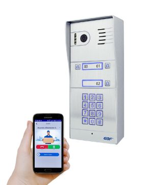 GBF Smart Video IP Door Station/Intercom (PL963PM3U-POE) For 3 units apartment building