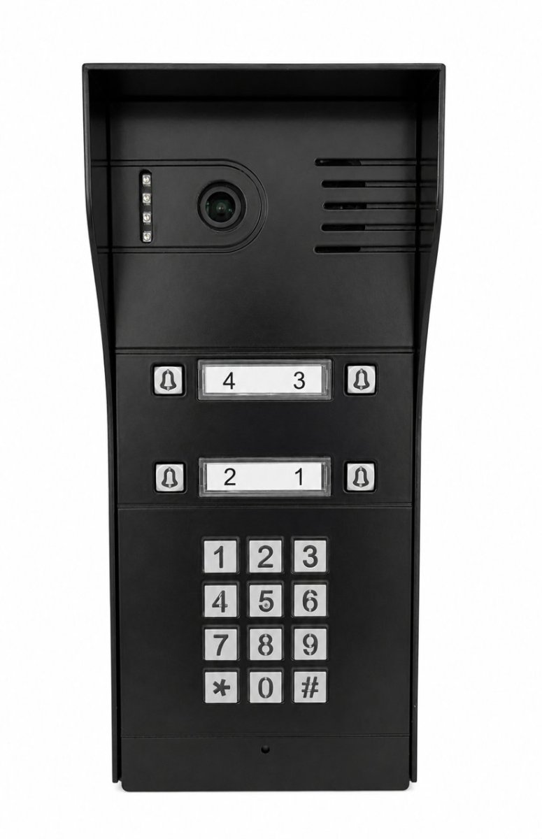 GBF Smart Video IP Door Station/Intercom (PL963PM4UBL-POE) For 4 units apartment building - Image 2