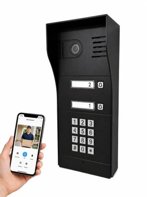 GBF Smart Video IP Door Station/Intercom (PL963PM2UBL-POE) For 2 units apartment building