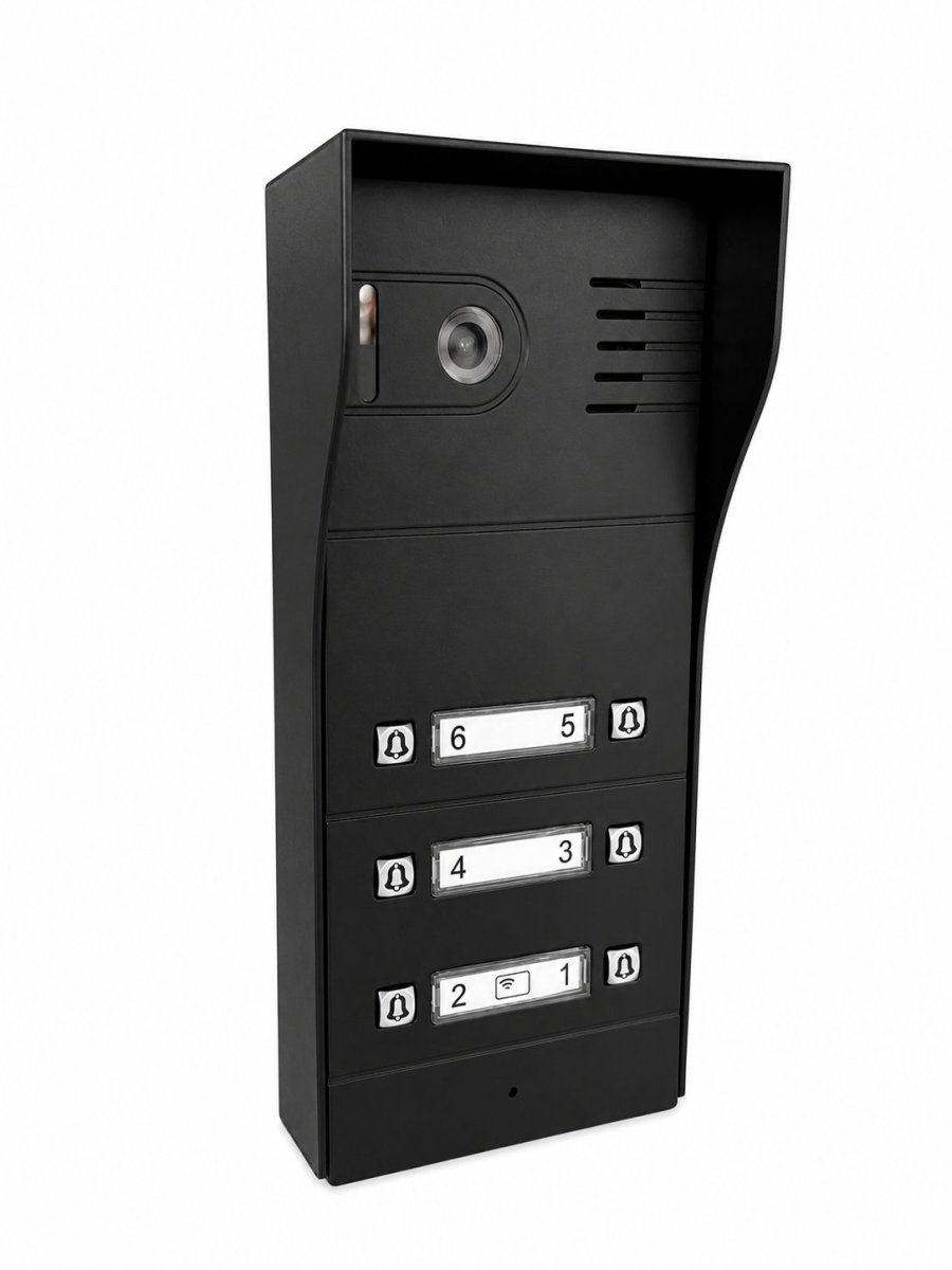GBF Smart Video IP Door Station/Intercom (PL963PM6UBL-POE) For 6 units apartment building - Image 3