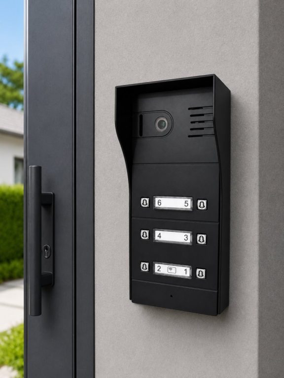 GBF Smart Video IP Door Station/Intercom (PL963PM6UBL-POE) For 6 units multifamily building - Image 3