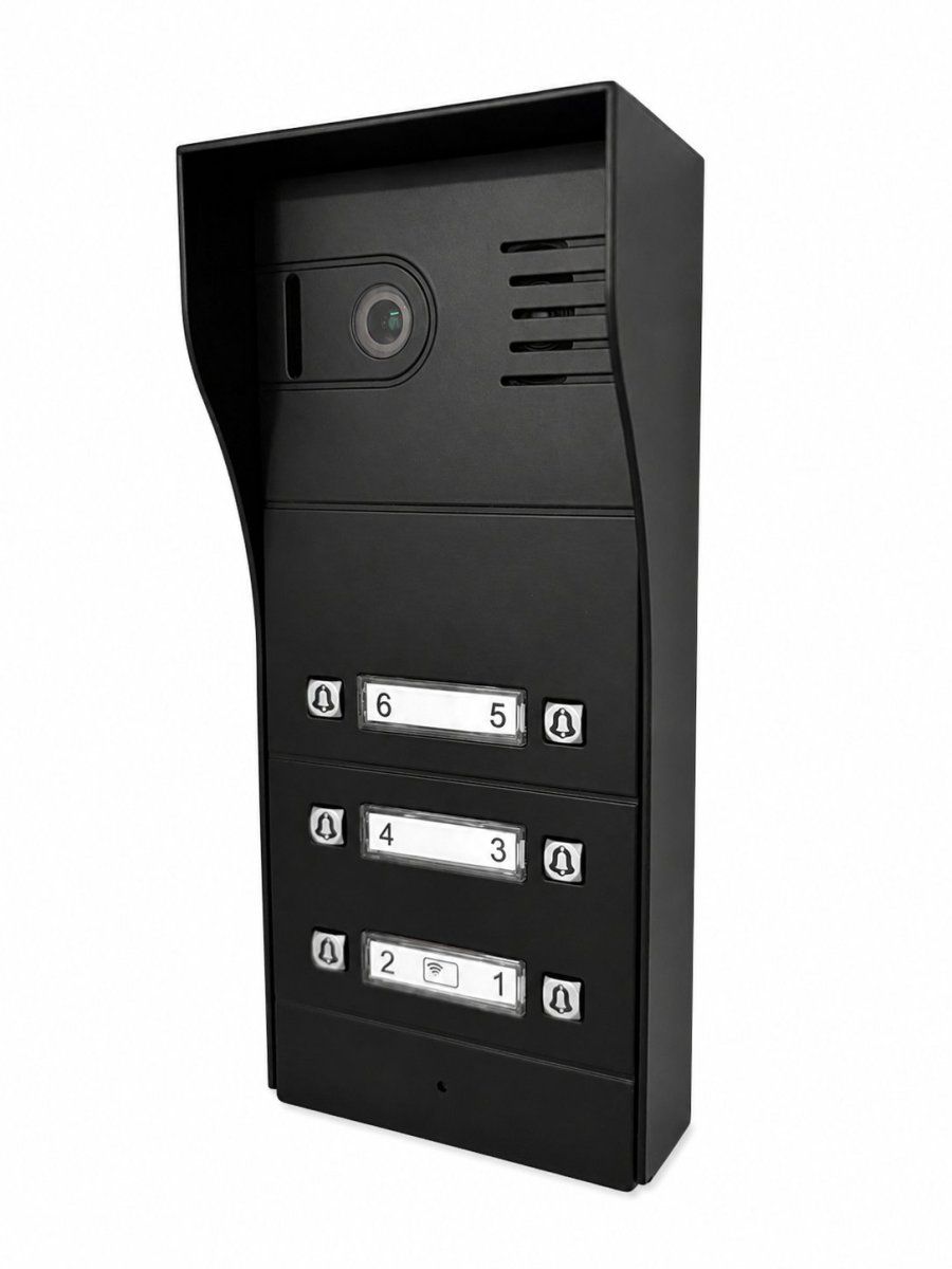 GBF Smart Video IP Door Station/Intercom (PL963PM6UBL-POE) For 6 units apartment building - Image 2