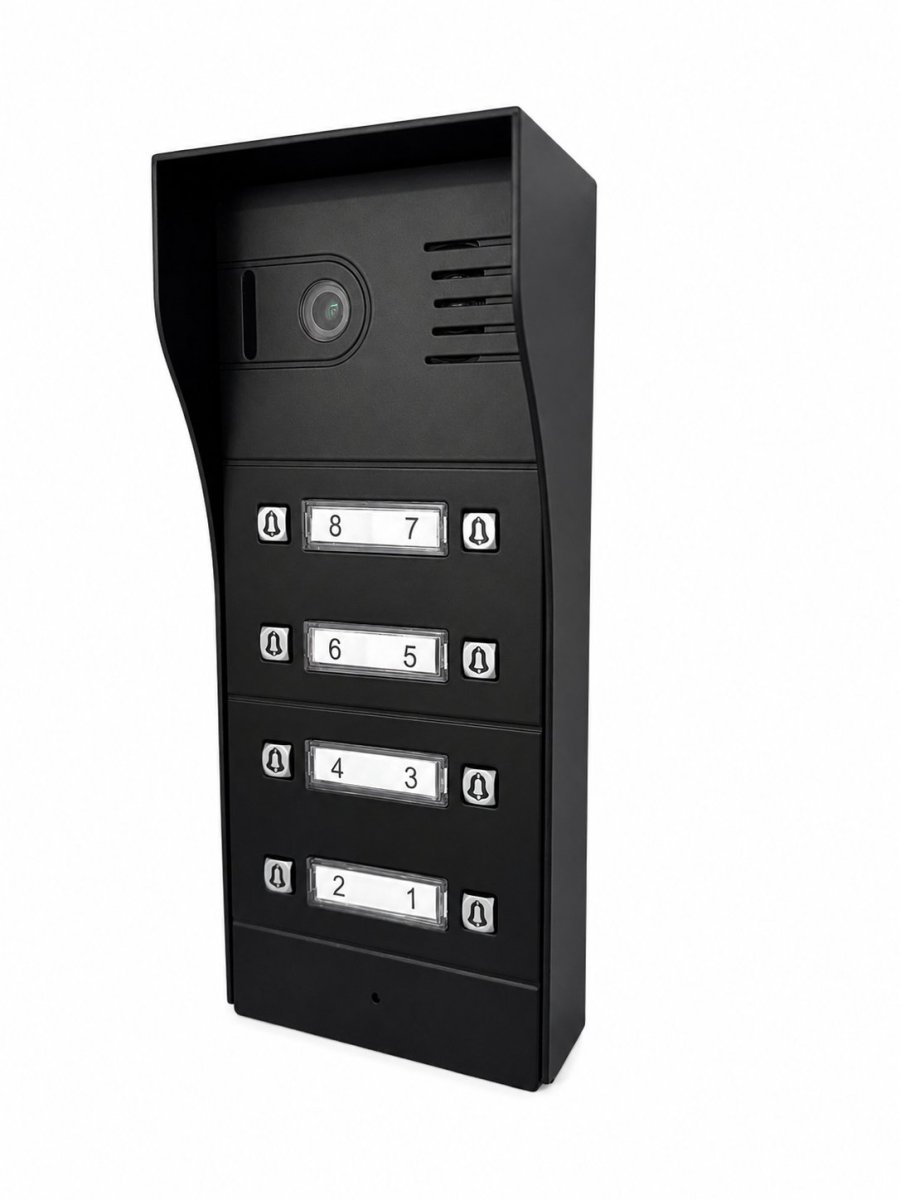 GBF Smart Video IP Door Station/Intercom (PL963PM8UBL-POE) For 8 units apartment building - Image 2