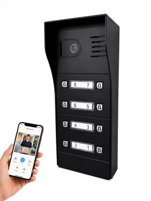 GBF Smart Video IP Door Station/Intercom (PL963PM8UBL-POE) For 8 units apartment building