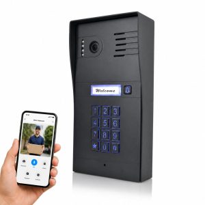 GBF PL964PMBL-POE Smart Video Doorbell/Door Phone Intercom Station with AI motion Detection (carbon black)